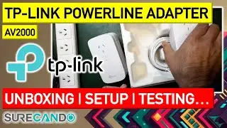 TP-Link PA9020P AV2000 Распаковка, настройка, разборка, тест на низкую производительность и скорость, комплект адаптера Power Line