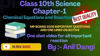 One Shot video of Science: Chapter-1 Chemical reaction and equation #Reaction of Science 