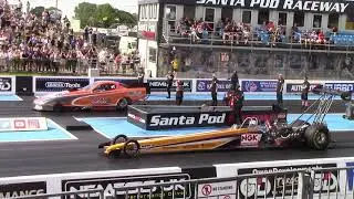 Santa Pod Main Event 2023 - Top Methanol Qualifying