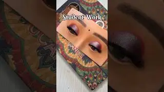 Student Work ✨ #studentwork #student #eyesmakeup #practice #learning #makeuplook #ytpost #daily