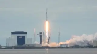 2024-11-18 Falcon 9 launch from 9.6 miles &ndash; short flight video, good sound