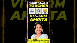 Which One?? 💪 | VIT | SRM | AMRITA | Engineering Entrance Exam Preparation 2025 | VITEEE AEEE SRMJEE