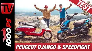 Peugeot Django 125 vs. Speedfight 125 - Retro gegen Modern auf der Hohen Wand!