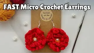 Мастер-класс по быстрым микросерьгам-крючком