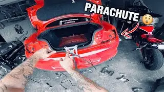 WHOA! I INSTALLED A BMR PARACHUTE MOUNT ONTO MY TWIN TURBO MUSTANG GT!