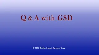Q & A with GSD 001 with CC