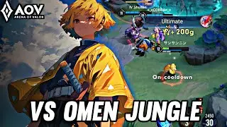 AOV : MURAD/ZENITSU GAMEPLAY | VS OMEN JUNGLE - ARENA OF VALOR LI&Ecirc;NQU&Acirc;NMOBILE ROV