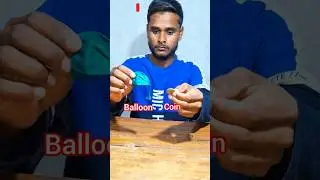 😱🔥| Balloon and Coin Experiment reaction🎈🪙 #experiment #tiktok #balloon #coin #shorts