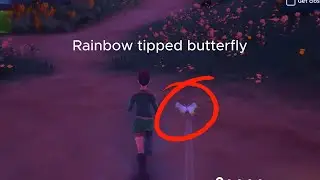 Rainbow Tipped Butterfly in Palia #palia