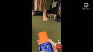 Thumbtack nerf gun to nuts