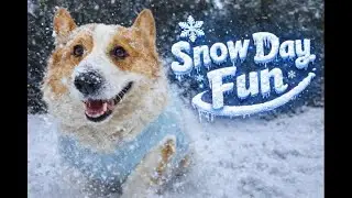 Our Corgi Went Crazy in the Snow ❄️