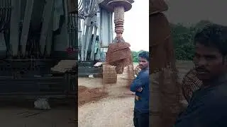 boring for bridge construction 🏗️🏗️//india driver life