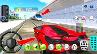 I turned on the lights and signaled the train || 3D Driving Class Gameplay || 3D Racing Zone