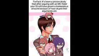 (DDLC) Dear mc haters! #ddlc #ddlcgacha #fypシ #dokidokiliteratureclub
