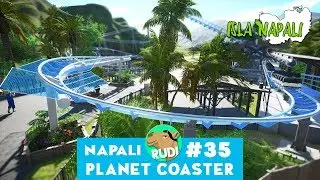Isla Napali - Planet Coaster | Hyper Realistic Park & UGC Bridge Fix!