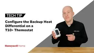 Configure the Backup Heat Differential on a T10+ Thermostat