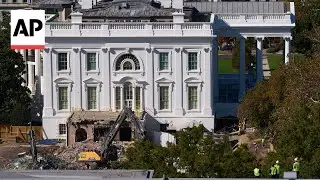 Entire White House East Wing demolished for Trump's ballroom