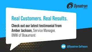 Amber Jackson | Service Manager, BMW of Beaumont | Dynatron Software Customer Testimonial