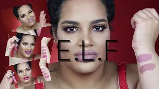 ELF Liquid Matte Lipstick Swatch and Review | FACEATWA