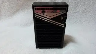 1962 Silvertone model 3202 transistor radio (assembled in USA)
