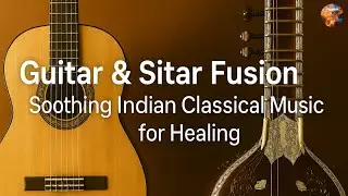 Guitar & Sitar Fusion | Soothing Indian Classical Instrumental for Healing & Relaxation @ragabotai