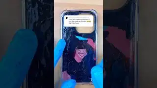 I painted Toji 😈 Anime Phone Case
