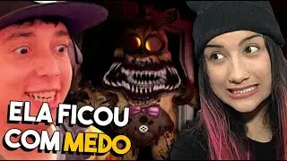 MINHA NAMORADA tomou MUITO SUSTO!! - Five Nights At Freddy's 4 (ft SrtaLuana)
