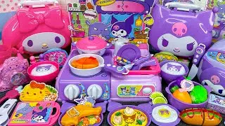 Satisfying with Unboxing Hello Kitty Kitchen Playset Sanrio Kuromi Cooking toy ASMR | Review Toys