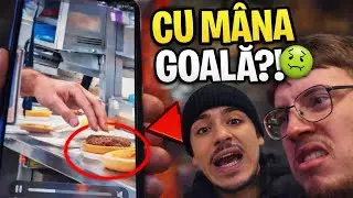 AM FILMAT CUM A FĂCUT BURGERUL CU M&Acirc;INILE GOALE LA McDONALD&rsquo;S 🤢