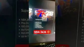 Я оформил предзаказ на NBA 2k26! 🏀