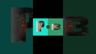 Adobe illustrator Tips creating text effects in illustrator typography #viral #shorts #illustrator