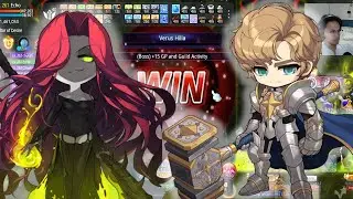 Maplestory M - Last Verus Hilla Run Before 6th Job - 255m / 55% Paladin POV