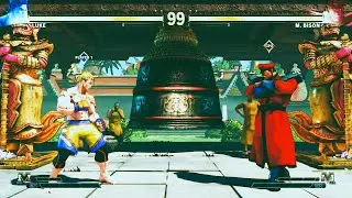 Luke vs M.Bison (Hardest ) Street Fighter V.