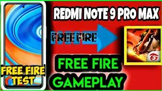 Free fire gameplay in redmi note 9 pro max | Extreme battery drain test With high graphics |#redmi