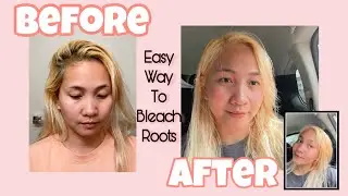 EASY WAY TO BLEACH HAIR ROOTS #hairbleaching #garnier |SHAYNEANGELLITHEGREAT
