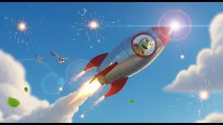 Tommy Turtle and the Rocket Ride 🐢 Nursery Rhyme for Toddlers Sing Along Animated Kids Songs