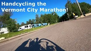 Handcycling the Vermont City Marathon 2022