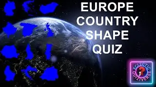 Europe Country Shape Quiz 🌍 - ✨ Beginner Edition (Multiple Choice)