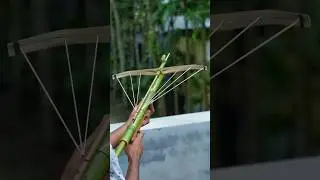 Handcrafted Bamboo Crossbow | Unique DIY Bamboo Project #art #diy