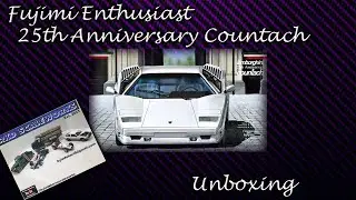 Fujimi Enthusiast - Lamborghini Countach 25th Anniversary -  Unboxing (RKD Scaleworks Buddy Build)