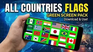 All Countries National Flags Green Screen | 3D Waving Flag Animation (Copyright Free) 2026 #Gscreen