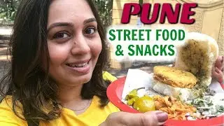 Pune Street Food & Snacks - Vada Pav, Misal, Bhakarwadi | Indian Street Food