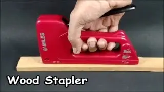 How To Use Wood Staple Gun | Wood Stapler | Prasanna Patil