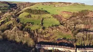 Slaithwaite Crimble Clough 360 Drone 12 Dec 25