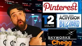 INSTANT REACTION! Stock Market Earnings Pinterest Stock, Take Two Stock, Chegg Stock