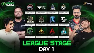 OneGame FFMax Survivor Series | League Stage | DAY 1 |@GyanGaming @JONTYGAMING​ @TotalGaming093