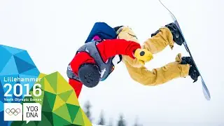 Snowboard Slopestyle - Jake Pates (USA) wins Men's gold | Lillehammer 2016 Youth Olympic Games