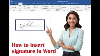 How to Insert Digital Signature in Microsoft Word (Paper to Word Document)