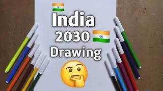 india 2030 drawing/evergreen india 2030 drawing/India 2030 poster/India 2030 poster drawing