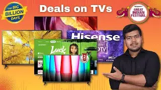 Best deals on Smart TVs 🔥 Amazon & Flipkart Diwali Sale  2022 #bigbilliondays2021 #greatindiansale